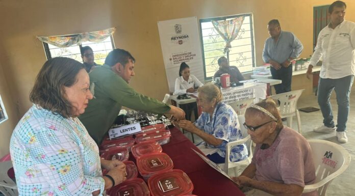 Atendió Salud Municipal a residentes de Las Anacuas en Reynosa