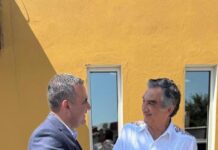 Acuerdan gobernador de Tamaulipas y mayor de Roma, Texas, impulsar nuevo puente internacional