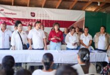 Lleva SEBIEN paquetes alimentarios a Reynosa