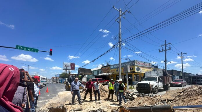 Supervisó Gerente General obras de mejora de distribución de agua