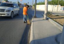 Desarrolla Gobierno de Reynosa trabajo de mantenimiento urbano