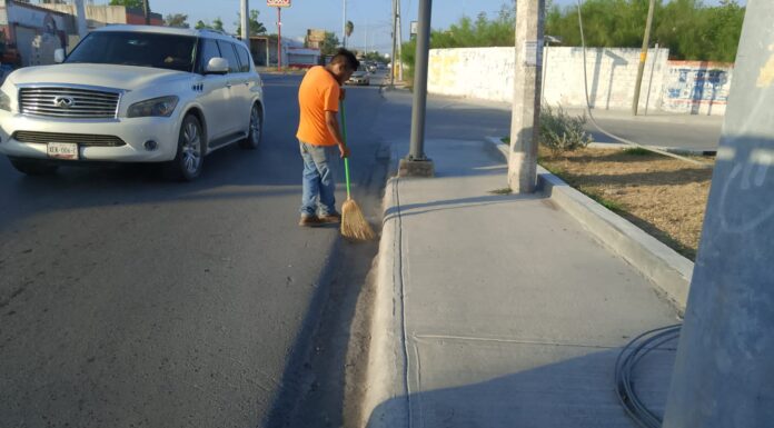 Desarrolla Gobierno de Reynosa trabajo de mantenimiento urbano