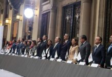 Participa Américo Villarreal en Consejo Nacional de Seguridad Pública