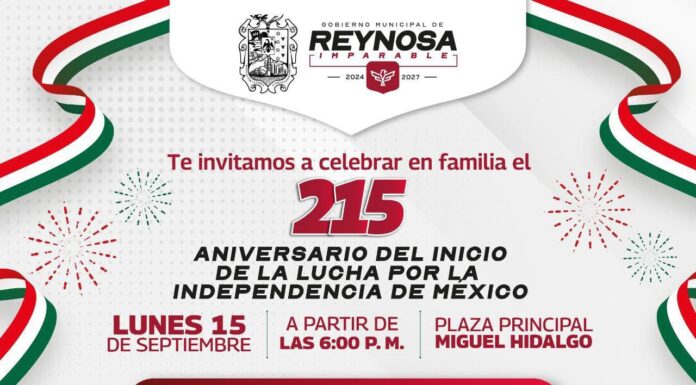 ¡Reynosa vive el orgullo mexicano!