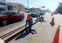 Aviso a los automovilistas por obras en el distribuidor vial Villas de la Joya