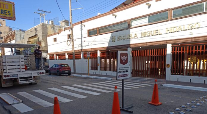 Seguridad vial con señalización peatonal en Reynosa: