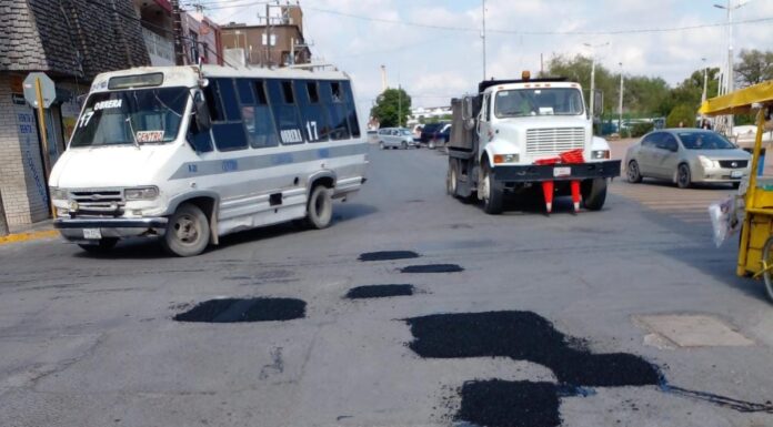 En reparaciones de infraestructura vial, Reynosa es Imparable