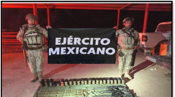 Ejército Mexicano rescata a tres personas privadas de la libertad y asegura armamento y vehículos en San Fernando
