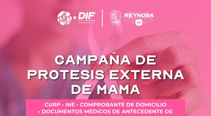 Inicia DIF-Reynosa registro para la Campaña de Prótesis Externa de Mama