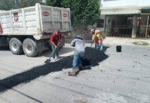 Rehabilita Gobierno de Reynosa asfalto en Jarachina, Longoria y Las Cumbres