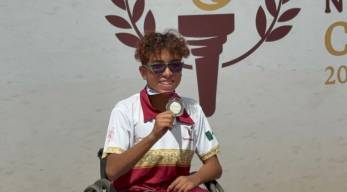Obtiene reynosense medalla de plata en la Paraolimpiada Nacional CONADE