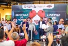 Encabezaron Ceremonia de Pesaje Carlos Peña Ortiz y Mauricio Sulaimán Saldivar