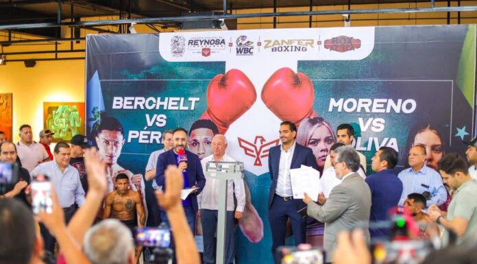 Encabezaron Ceremonia de Pesaje Carlos Peña Ortiz y Mauricio Sulaimán Saldivar