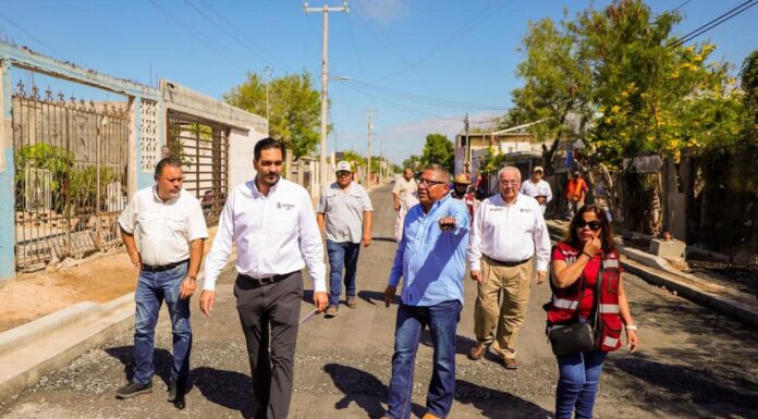Avanza pavimentación hidráulica del Plan de Obra Pública Más Grande en la Historia de Reynosa