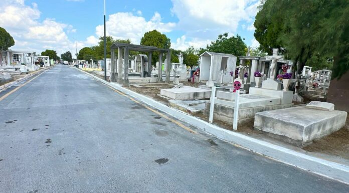 Ofrece Carlos Peña Ortiz Panteones Municipales de Reynosa, listos para recibir a las familias