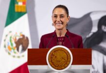 Claudia Sheinbaum encabeza banderazo de inicio de obra del tramo Arroyo El Sauz-Nuevo Laredo del Tren del Golfo de México