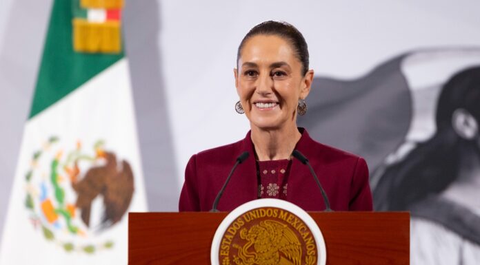 Claudia Sheinbaum encabeza banderazo de inicio de obra del tramo Arroyo El Sauz-Nuevo Laredo del Tren del Golfo de México
