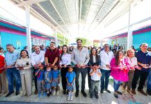 Inauguró el Presidente Carlos Peña Ortiz, Techumbre de jardín de niños