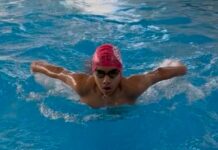 Participaron en Abierto Mexicano de Natación 2025 con apoyo de Carlos Peña Ortiz