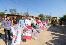 Inició Gobierno de Carlos Peña Ortiz pavimentación en Ampliación 16 de Septiembre