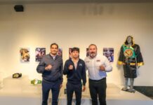 Visitó boxeador reynosense Gerardo «El Bendito» Estopellán al Presidente Carlos Peña Ortiz