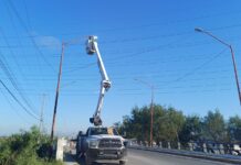Rehabiltó Gobierno de Reynosa alumbrado de la avenida México