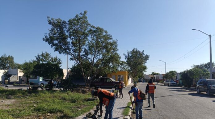 Realiza Gobierno de Reynosa ininterrumpida labor de mantenimiento