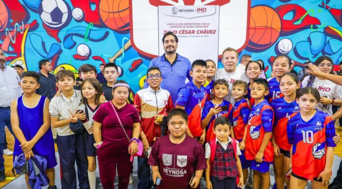 Brindaron conferencias ex boxeadores con el apoyo del Gobierno de Reynosa