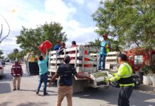 Logra colaboración vecinal exitosa jornada de descacharrización en Rincón de las Flores