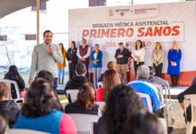 Llevó Carlos Peña Ortiz servicios de salud a la colonia Narciso Mendoza