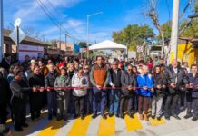 Inauguró Carlos Peña Ortiz pavimentación hidráulica en la Lázaro Cárdenas