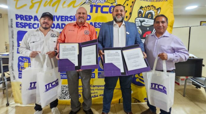 ITCC y CANACO firman convenio en beneficio de estudiantes y sector empresarial.