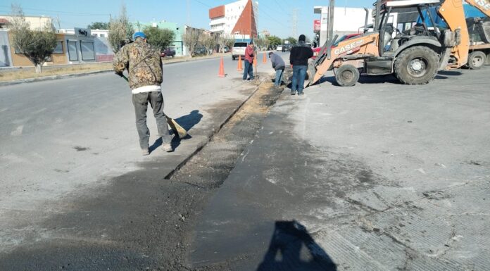 Imparable programa de rehabilitación asfáltica en Reynosa