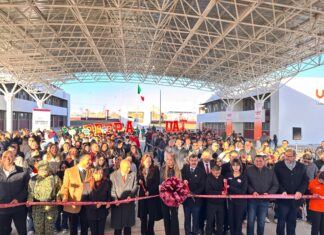UAT y Gobierno de Nuevo Laredo inauguran obras en la nueva Preparatoria
