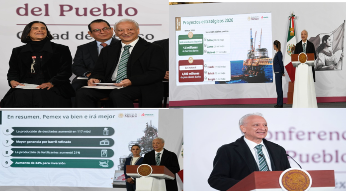Avanza Pemex en consolidación operativa y financiera