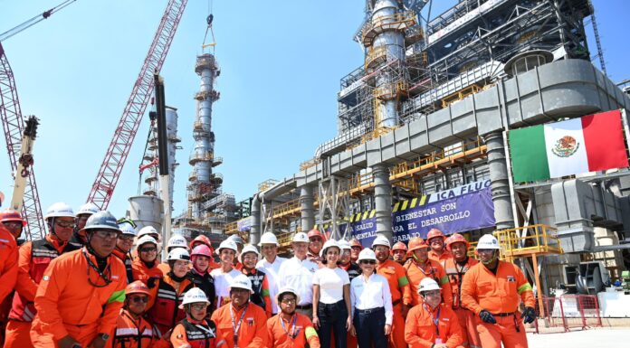 Supervisan proyecto de aprovechamiento de residuales en la refinería de Salina Cruz, Oaxaca