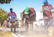 Puso en marcha Carlos Peña Ortiz una Jornada Imparable de Limpieza en Fraccionamiento Arecas