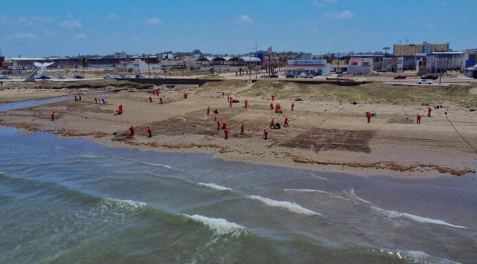 Gobierno de México refuerza acciones integrales ante presencia de hidrocarburos en costas del Golfo de México