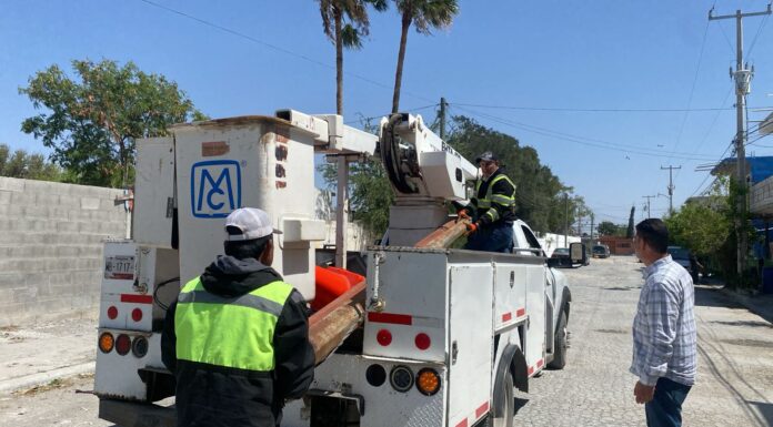 Repara Servicios Públicos del Municipio infraestructura dañada en Reynosa