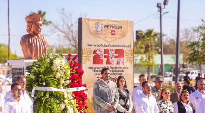 Celebró Alcalde Carlos Peña Ortiz los 277 de la Fundación de Reynosa