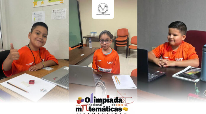 Talento tamaulipeco destaca en la Olimpiada Nacional de Matemáticas