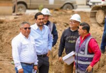 Supervisó Carlos Peña Ortiz rehabilitación de puente en Hacienda Las Fuentes