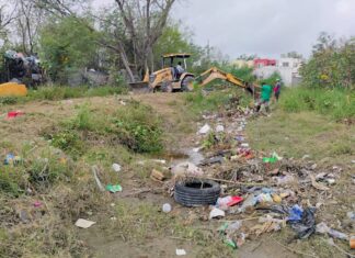 Intensificó Gobierno de Carlos Peña Ortiz programa permanente de desazolve de drenes y canales