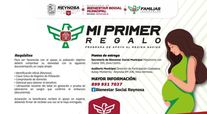 Inició Gobierno de Carlos Peña Ortiz entrega del programa «Mi Primer Regalo»
