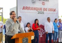 Construye Gobierno de Carlos Peña Ortiz techumbre en jardín de niños Jaime Torres Bodet