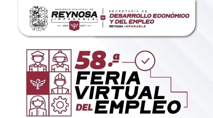 Acercará Feria Virtual de Empleo oportunidades laborales en Reynosa