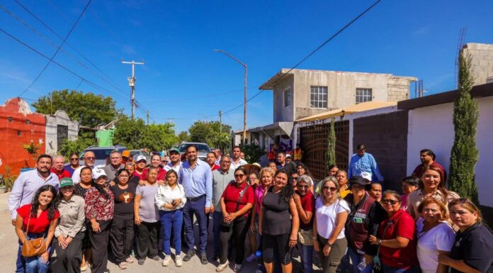 Llevó Gobierno de Carlos Peña Ortiz bienestar y seguridad sanitaria a familias de Hacienda Las Fuentes