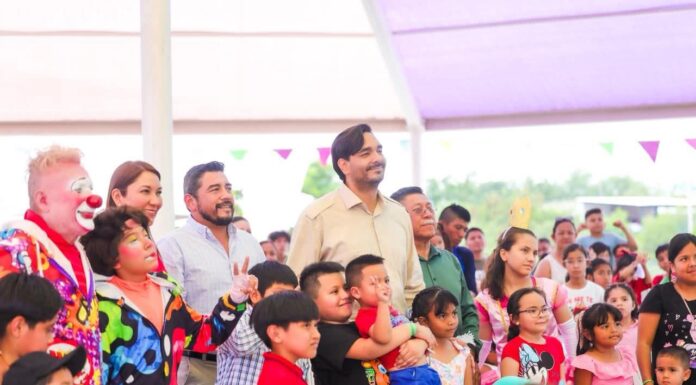 Festejó Carlos Peña Ortiz a niños y niñas reynosenses del mes de abril