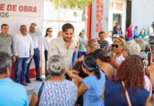 Celebraron en el Fraccionamiento Reynosa visita y obra del Alcalde Carlos Peña Ortiz
