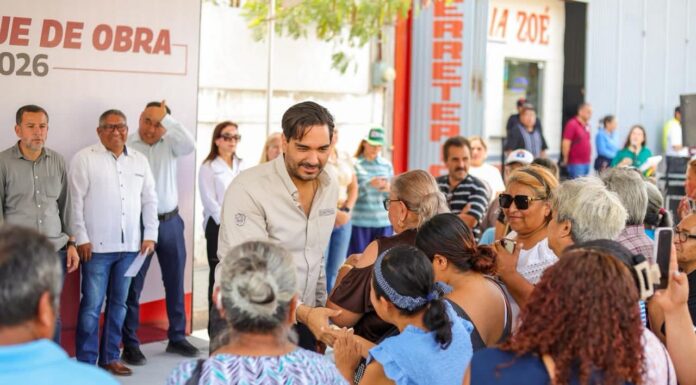 Celebraron en el Fraccionamiento Reynosa visita y obra del Alcalde Carlos Peña Ortiz